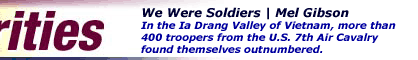 Search news for We Were Soldiers!